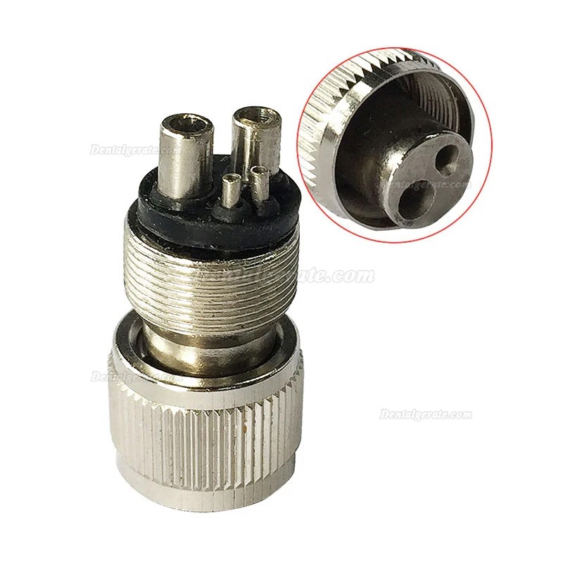 5 Teiliger Dental Adapterkonverter f&uuml;r Turbine Handst&uuml;cke (4-Loch auf 2-Loch)